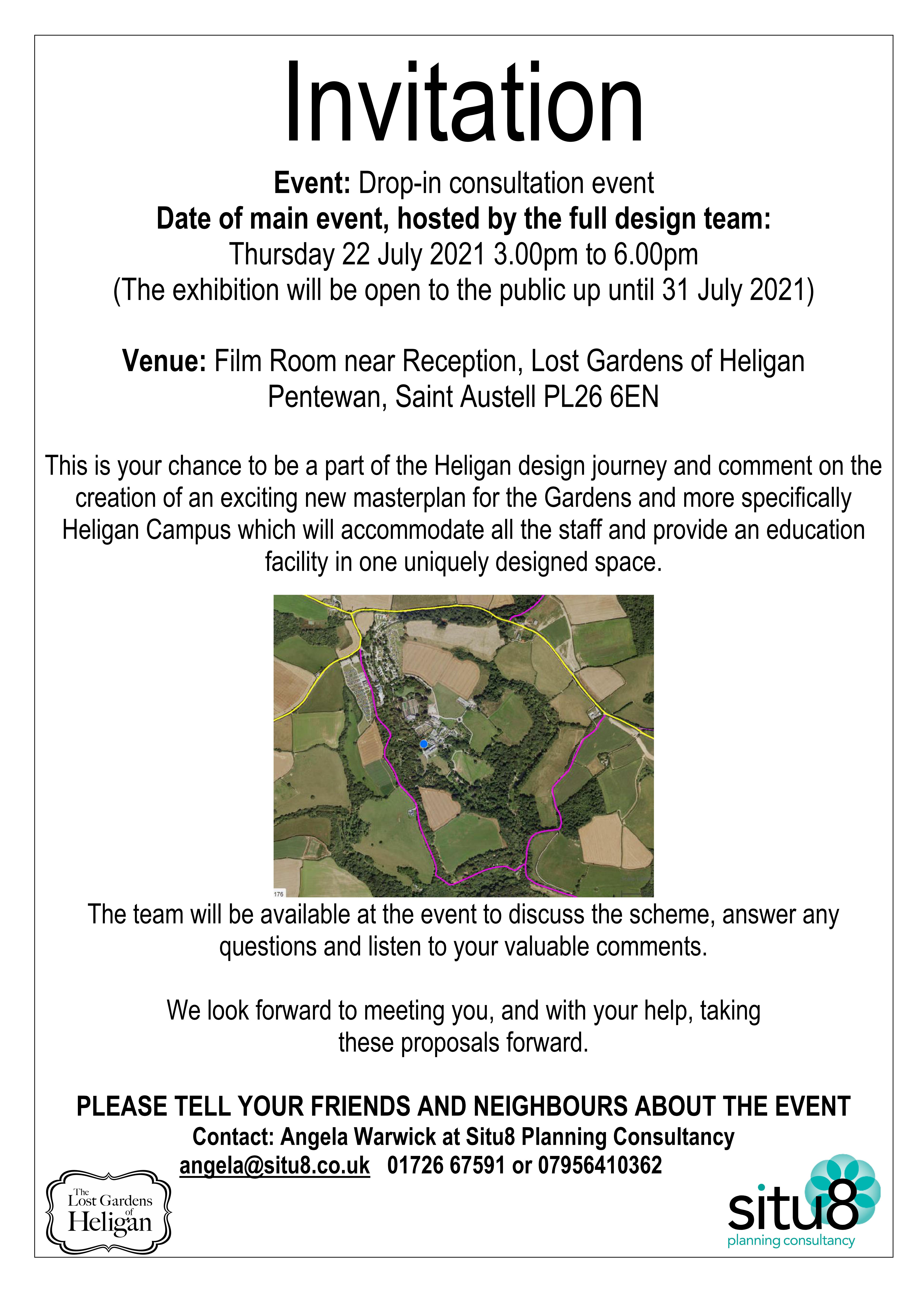 Heligan Public Consultation Event 